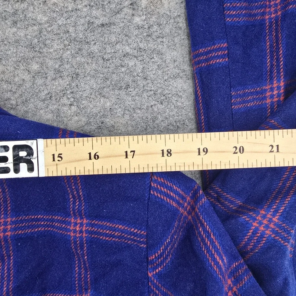 Devil's Advocate Suit Mens 44 Blue Red Plaid Double Breasted Wool Blend 36x32